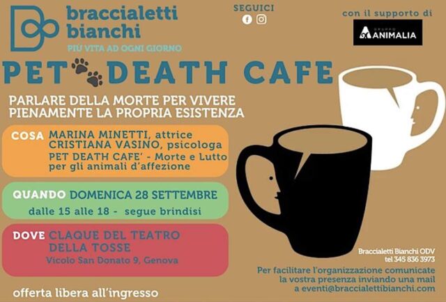 Pet Death Café a Genova: uno spazio per elaborare il lutto degli animali d’affezione